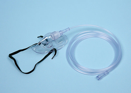 PVC Respiratary Oxygen Face Mask Anesthesia Disposables for Adult / Children